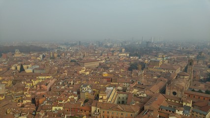 Fototapeta premium Blick auf die Altstadt von Bologna