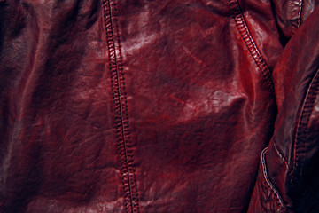 Dark red Leather background