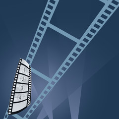 film tape entertainment vector illustration