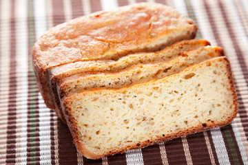 Homemade rice bread