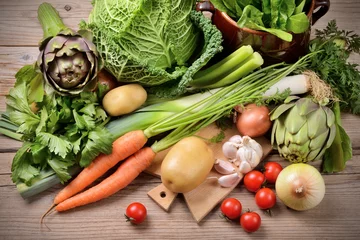 Photo sur Plexiglas Légumes Légumes mélangés