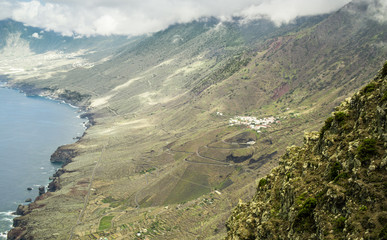 View from Mirador del Bascos at El Hierro, Canary Islands