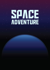 Space Adventure Abstract Background
