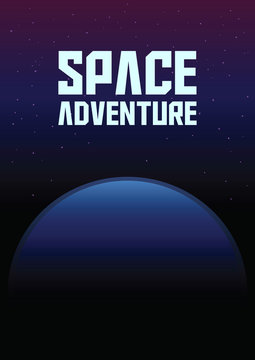 Space Adventure Abstract Background