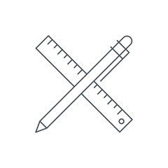 Thin line Education icon