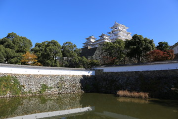 姫路城と堀