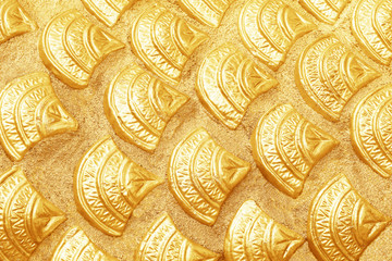 golden layer texture background