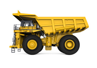 Yellow Mining Truck