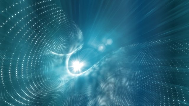 bright shining light particles abstract background