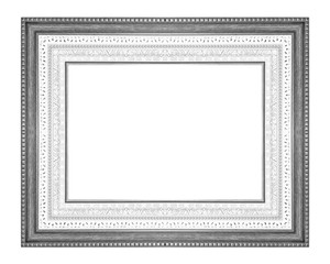antique frame isolated on white background