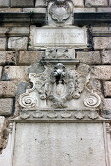 Detail of the clock tower, Kotor