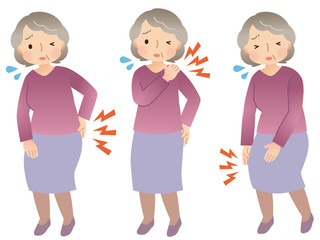 高齢者　身体の痛み　セット