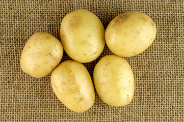 Organic raw Potato