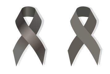 Gray ribbons Awareness