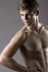 Fototapeta premium Muscular caucasian man