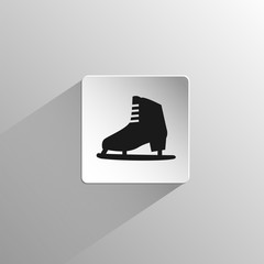 ice skating black icon