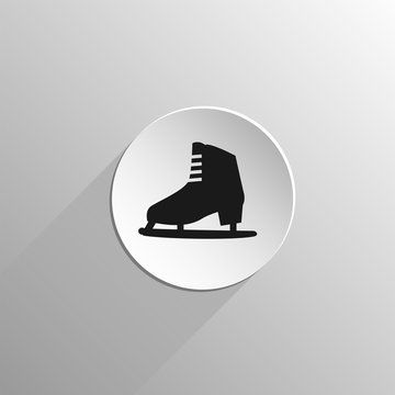 ice skating black icon