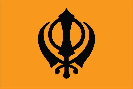 Vector of Sikhism flag Stock Vector | Adobe Stock