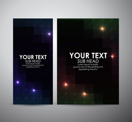 Brochure business design abstract colorful  Modern pattern stylish texture background template or roll up.