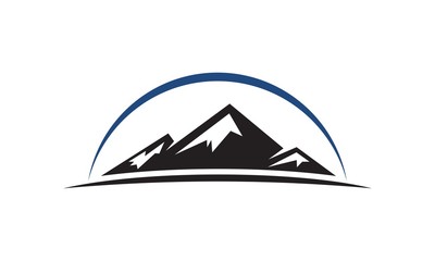 Fototapeta na wymiar lanscape mountain design logo