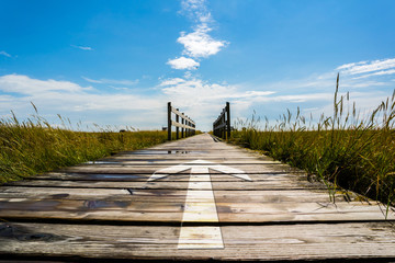 Strandweg Pfeil 