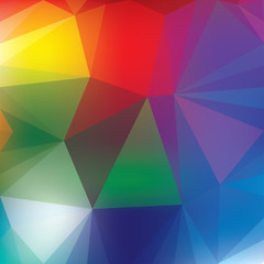 Obraz premium triangle blur