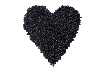 Obraz na płótnie Canvas Black Beans: Heart Healthy Nutrient
