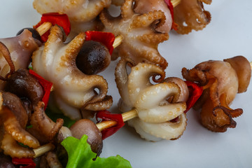 Bbq octopus