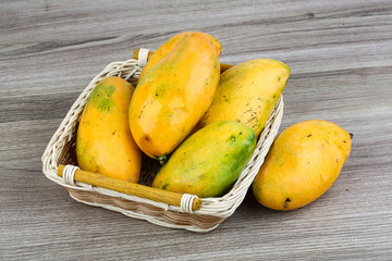 Ripe yellow mango
