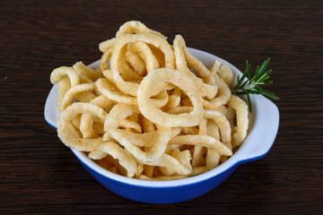 Fried onion rings