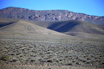valley hill   in   africa  the atlas dry   ground isolated