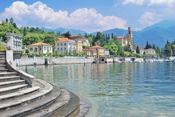 der bekannte Fremdenverkehrsort Tremezzo am Comer See,Lombardei,Italien