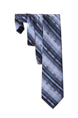 Men's necktie on a white background