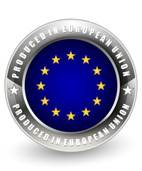 Produced in European Union label