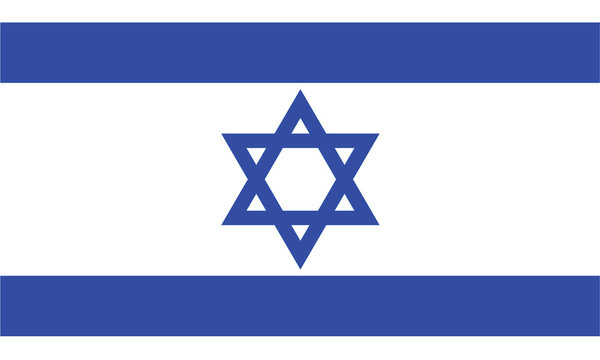 Vector of Israeli flag.