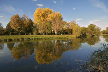 Herbststimmung am Fluss