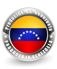 Produced in Venezuela label