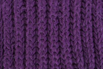 purple knitted scarf texture