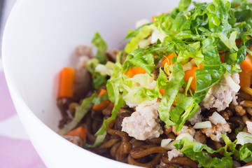 black bean sauce noodle or jajamyeon