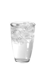 Glass of iced water