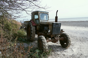 Fototapeta premium tractor