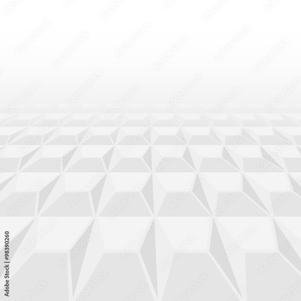 Poster abstract tiled floor with perspective and copy space