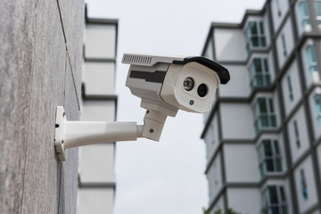 dirty CCTV security camera