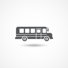 Obraz na płótnie Canvas School Bus Icon
