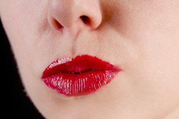 Fototapeta premium Lush Lips clear skin