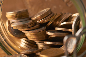 jar with coins