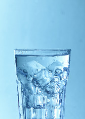 water in glass