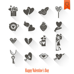 Happy Valentines Day Icons