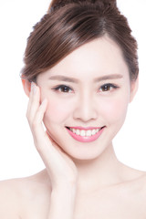 Obraz premium beautiful Skin care woman Face