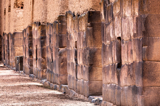 temple of Wiracocha, Raqchi, Peru